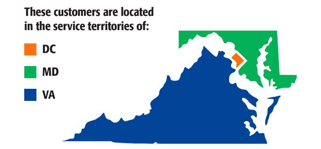 MD, DC, VA map