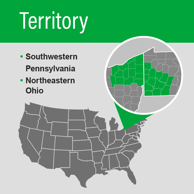 Randy Belak territory map